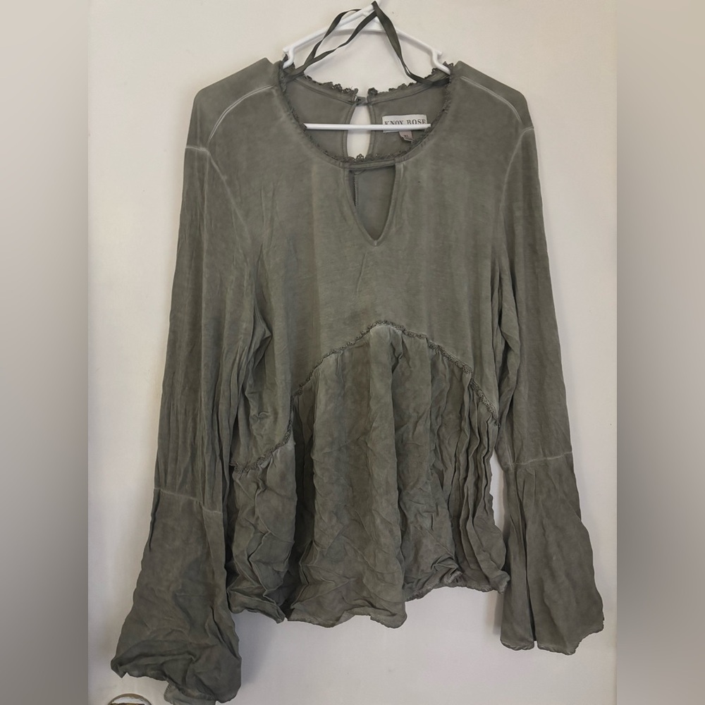 Vince Sage Green Women's Blouse